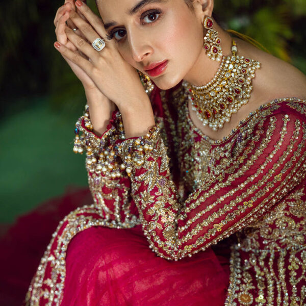 Bridal Ruffled net Lehenga