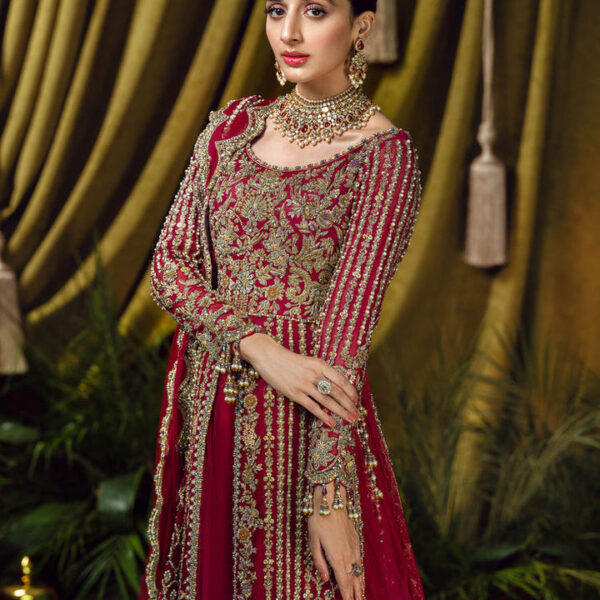 Bridal Ruffled net Lehenga