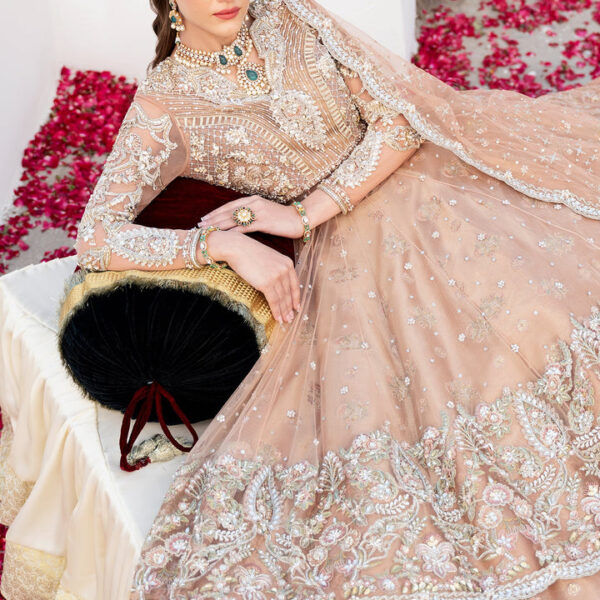 Bridal Gown Lehenga with heavy Embroidery