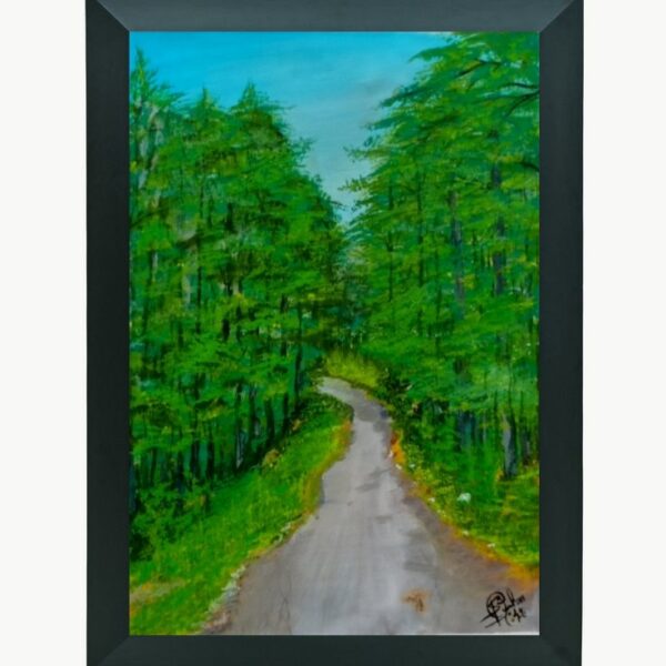 Nathiyagali Pine Trees Painting