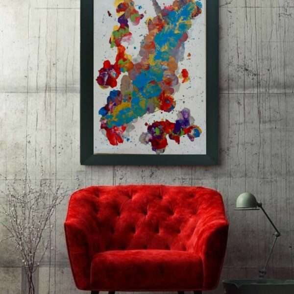 Abstract Fluid Art Painting
