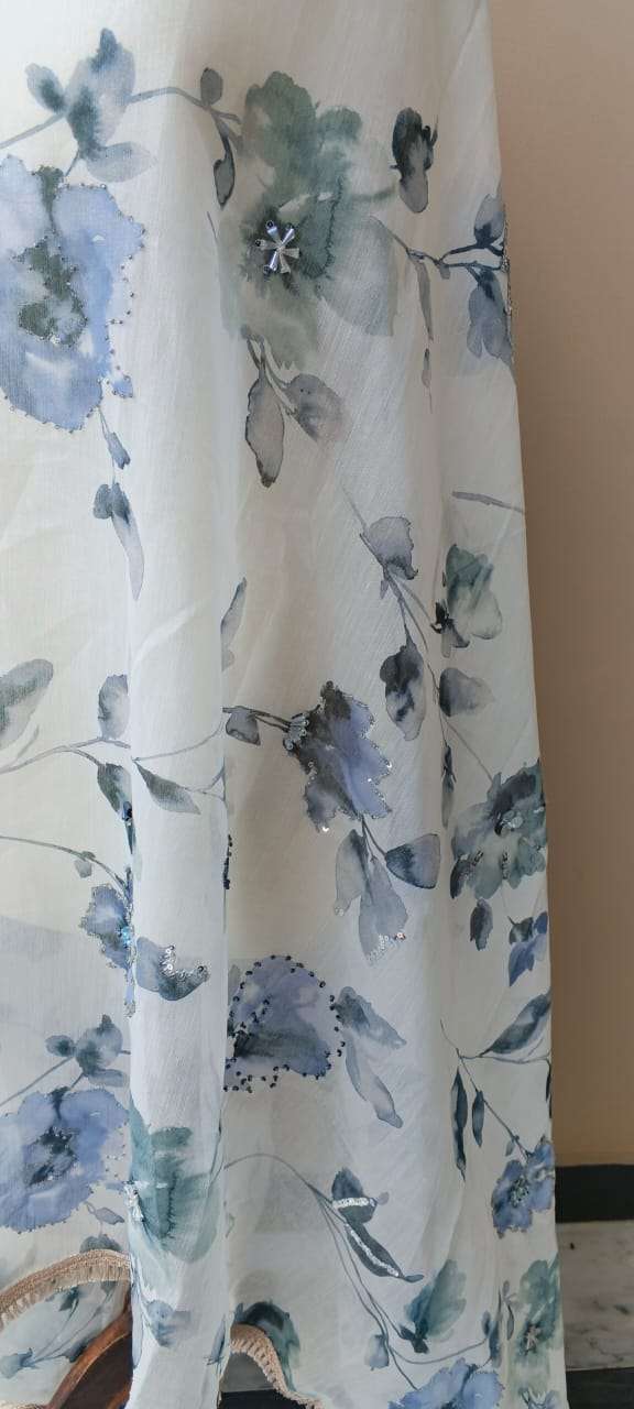 Online Dupatta Mystic Floral Elegance Dupatta