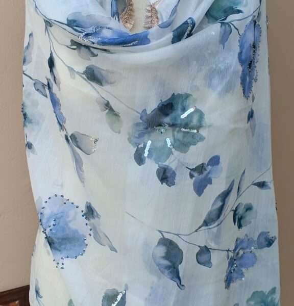 Online Dupatta Mystic Floral Elegance Dupatta