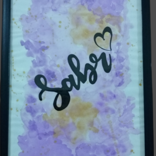 Shukr and Sabr Watercolor Painting