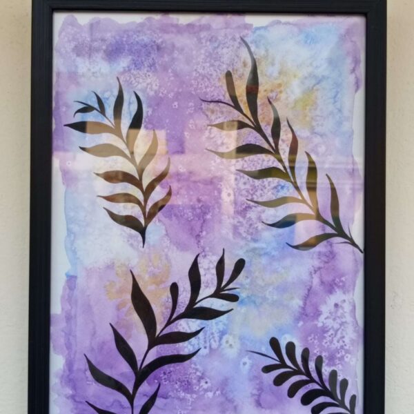 Paint Outfit Studio Leaf Motif Watercolor Painting