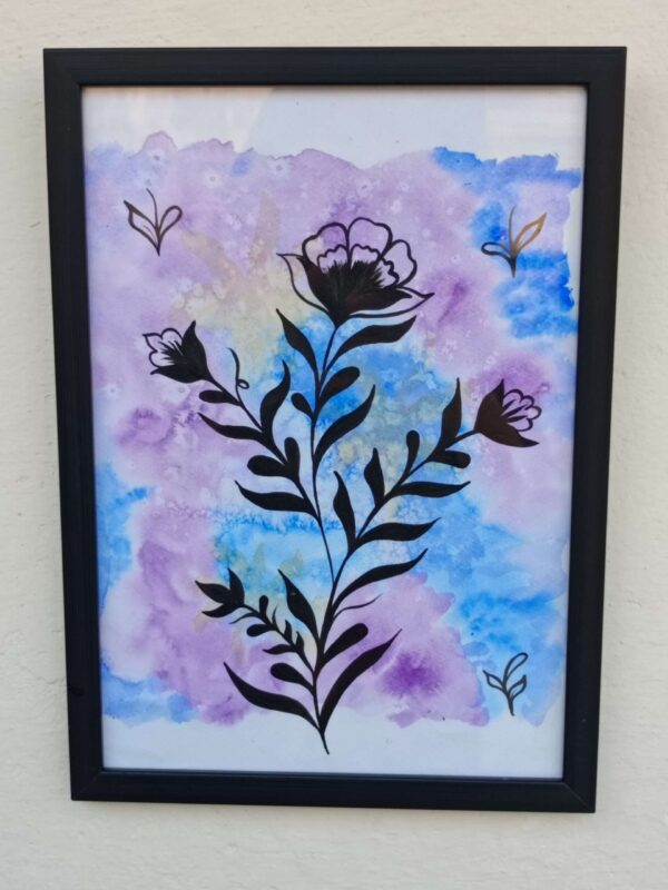 Paint Outfit Studio Leaf Motif Watercolor Painting