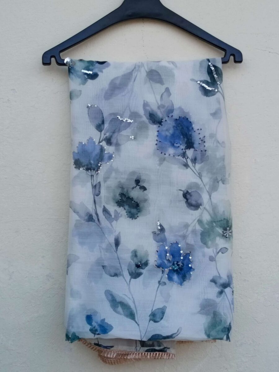 Paint Outfit Studio Mystic Floral Elegance Dupatta