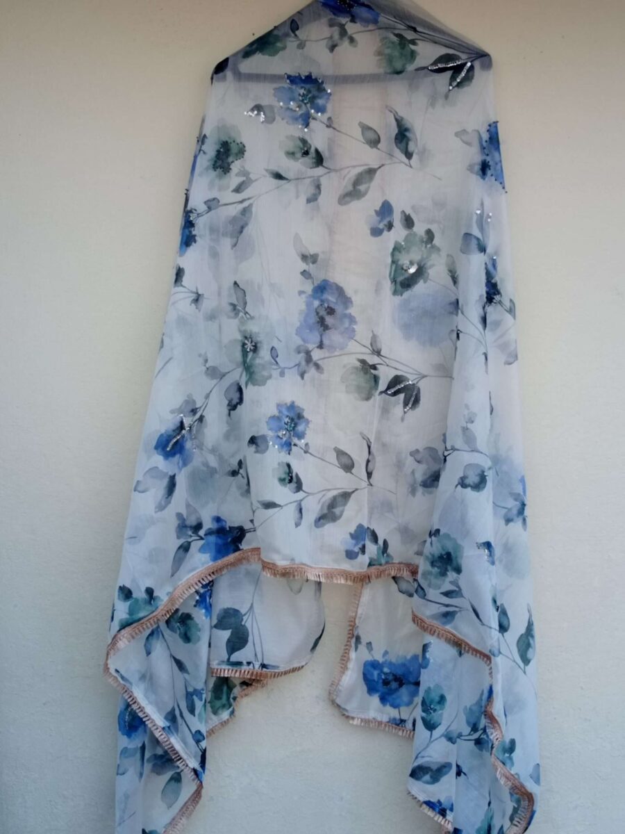 Paint Outfit Studio Mystic Floral Elegance Dupatta