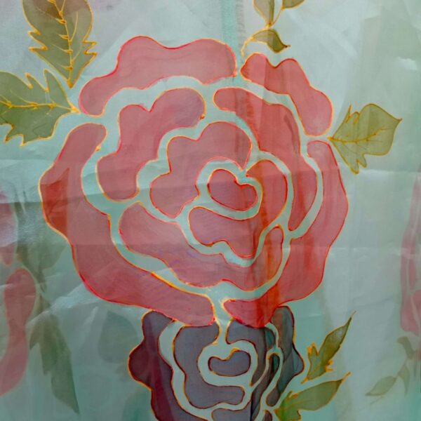 Floral Breeze Hand-Painted Dupatta