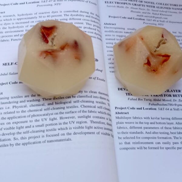 Scented Candles with Dried Flower Petals