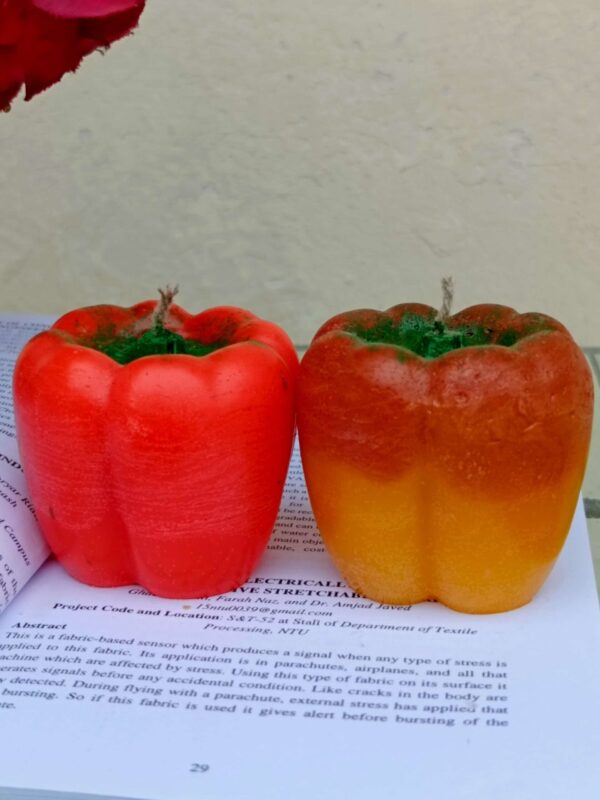 Paint Outfit Candles Bell Pepper Scented Candles: A Feast for Your Eyes and Nose