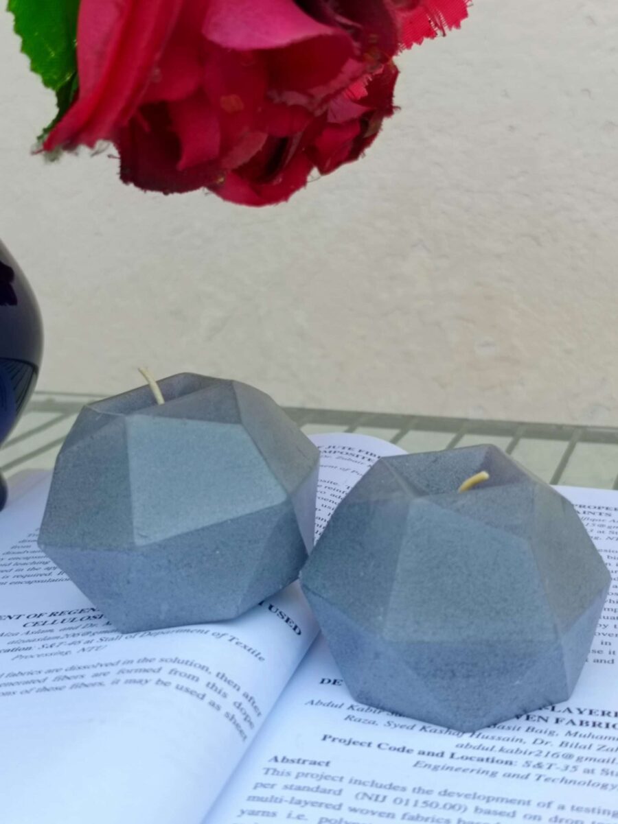Serenity Geometric Scented Candles