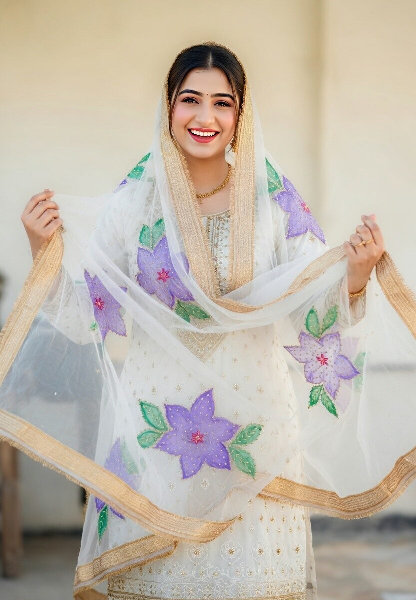 Blooming Bliss Dupatta