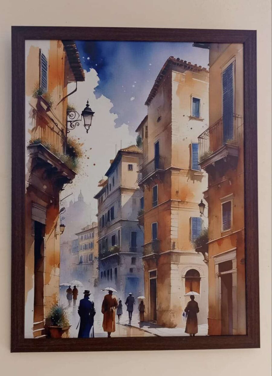 A Stroll Through Time Digital Painting