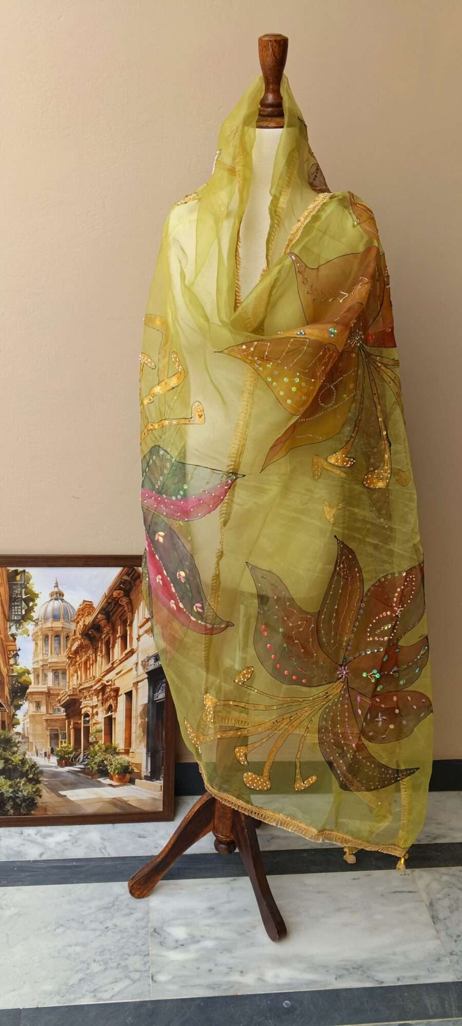 Online Dupatta Enchanted Blossom Dupatta