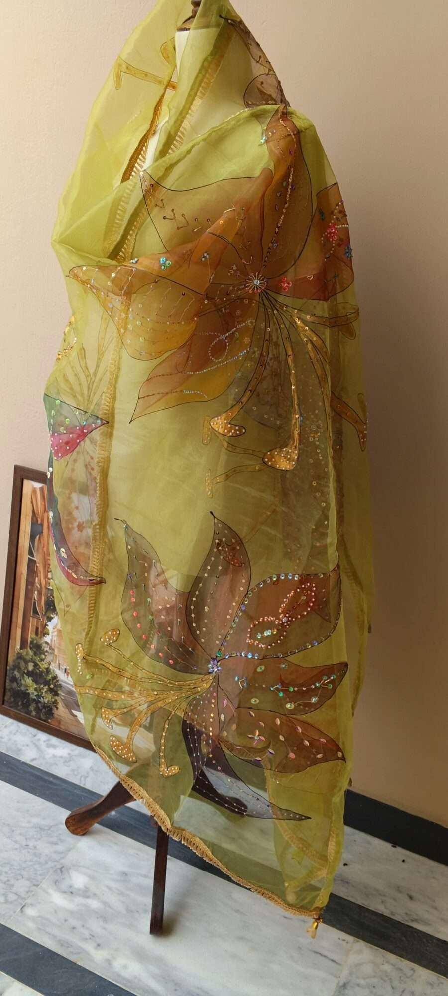 Online Dupatta Enchanted Blossom Dupatta