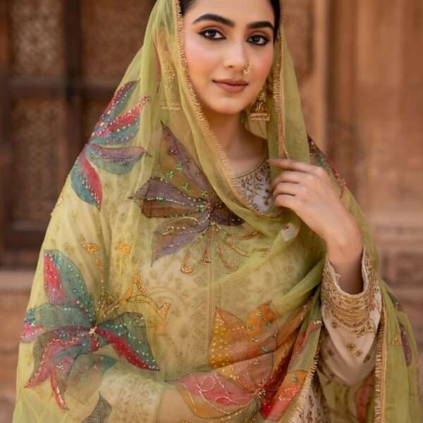 Paint Outfit Studio Enchanted Blossom Dupatta
