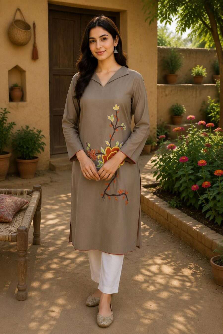 Women clothing Women Kurta-POS-KU-06