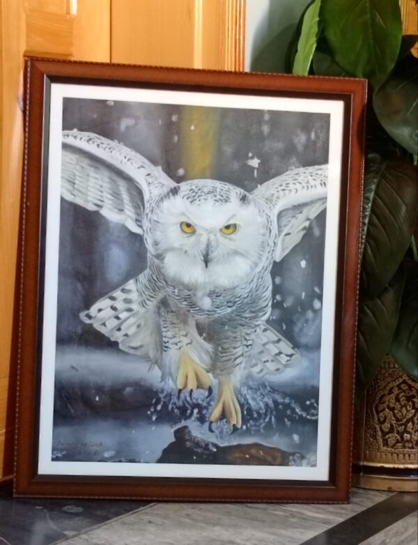 Snow Owl Painting