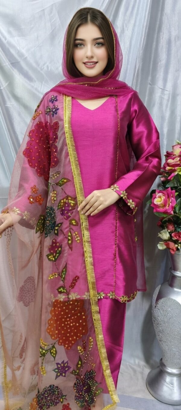 Women three piece suit.1 Women three piece dress-POS-06