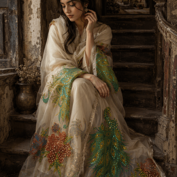 Peacock Dupatta