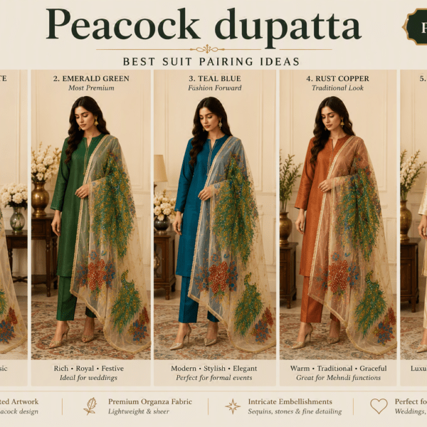 Peacock Dupatta