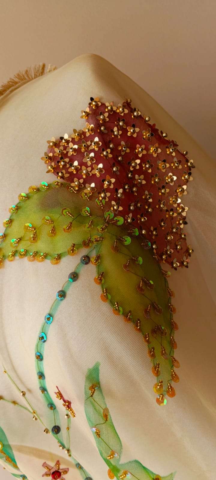 Floral Dew Premium Organza Dupatta