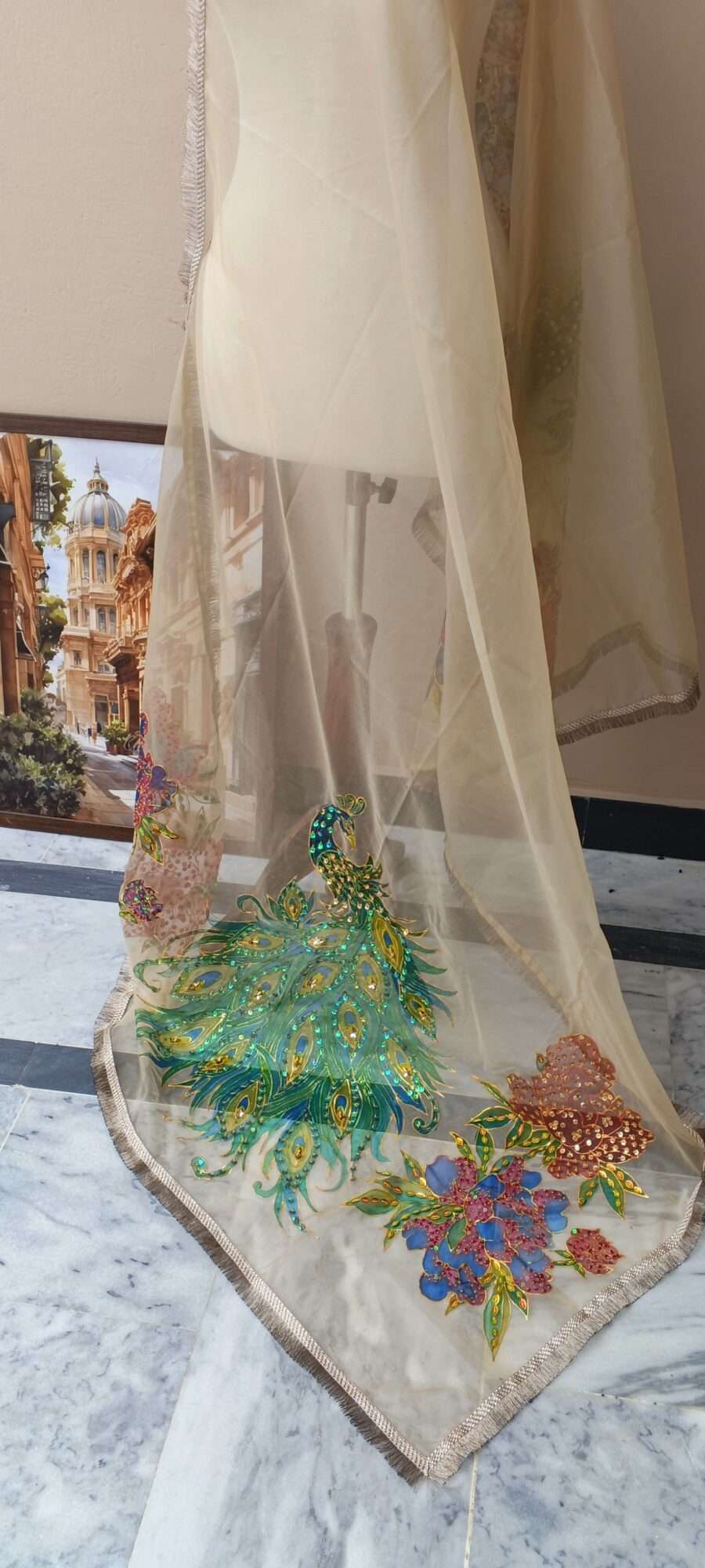 Peacock Dupatta