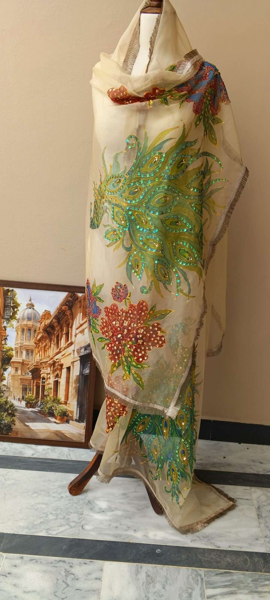Peacock Dupatta