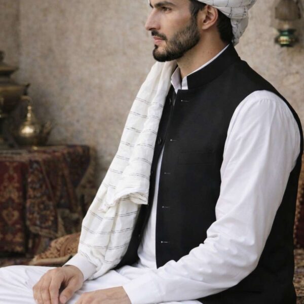 Turban-002 White Afghan Turban