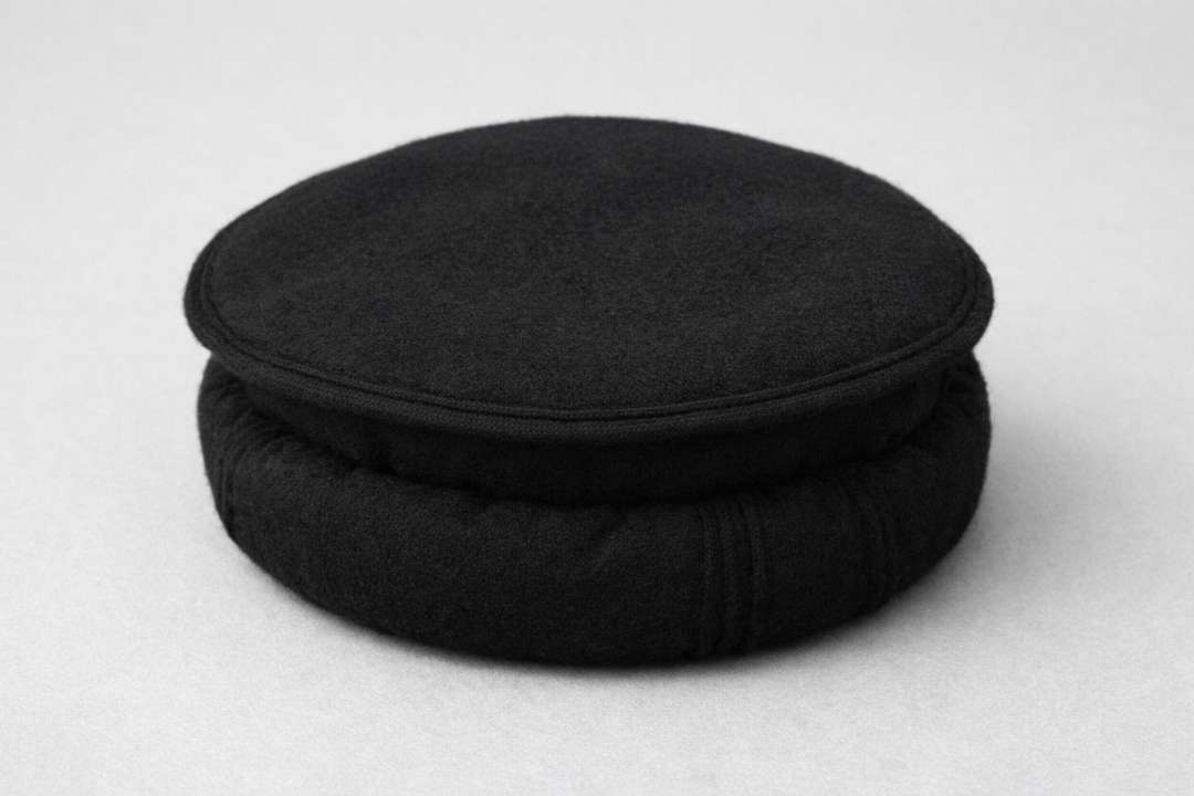 Black Chitrali Pakol Cap for Men