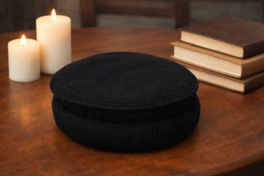 Peshawari cap Black Chitrali Pakol Cap for Men