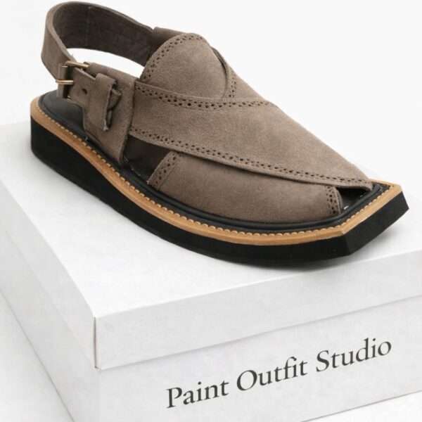 Peshawari Chappal Luxury Beige Peshawari Chappal
