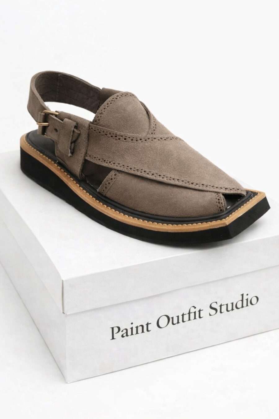Peshawari Chappal Luxury Beige Peshawari Chappal