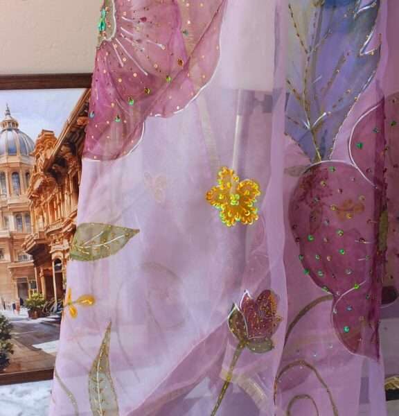 Noor-e-Gulzar Embellished Organza Dupatta