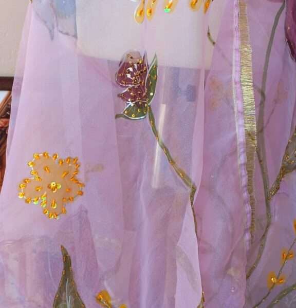 Noor-e-Gulzar Embellished Organza Dupatta