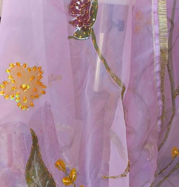 Noor-e-Gulzar Embellished Organza Dupatta