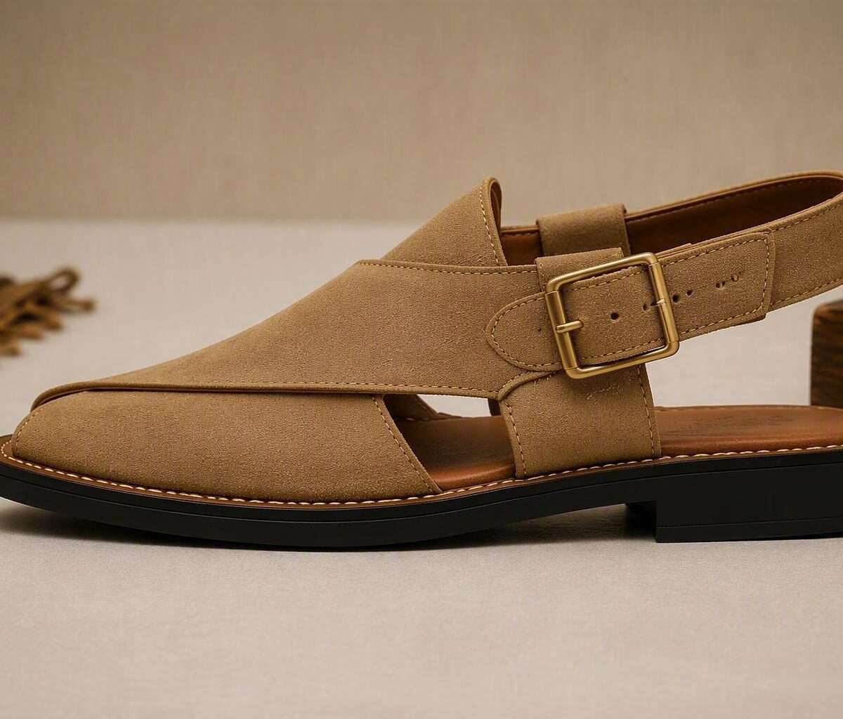 Men's Suede Peshawari Chappal