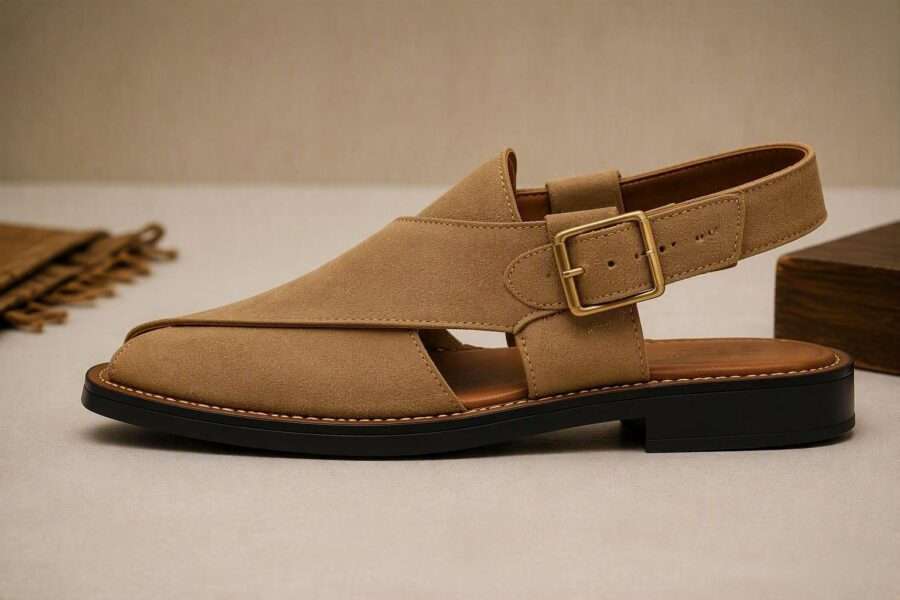 Men's Suede Peshawari Chappal